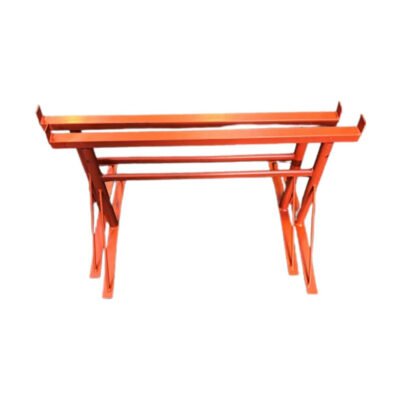 2 x BUILDERS TRESTLES SIZE NO.1, ADJUST FROM 500mm – 780mm (Trestle Band Stands) SWL 400kg Made In The UK