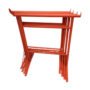 4 x Builders Trestles Size NO.3, Adjust from 1.0m - 1.8m (Trestle Band Stands) SWL 400kg Made in The UK