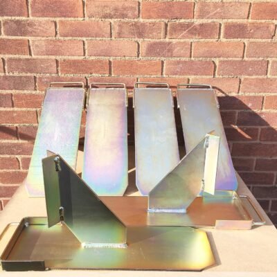 6 x Original Acro-Mate Prop Boys Brackets. Zinc Plated Gold for Long Lasting Non Corrosive Finish & Added Durability. Fits All Standard Acro Props – British Made
