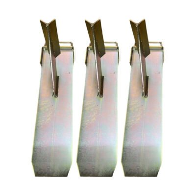 3 x Extra Large Acro-Mate Prop Boys Brackets. Zinc Plated Gold, Long Lasting Non Corrosive Finish & Added Durability. Fits All Standard Acro Props British Made