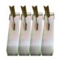 4 x Extra Large Acro-Mate Prop Boys Brackets. Zinc Plated Gold, Long Lasting Non Corrosive Finish & Added Durability. Fits All Standard Acro Props British Made