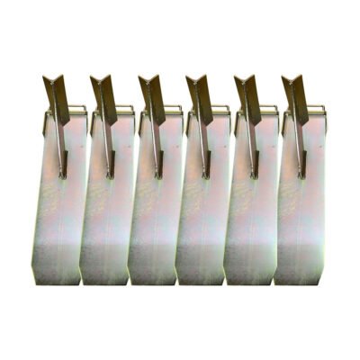 6 x Extra Large Acro-Mate Prop Boys Brackets. Zinc Plated Gold, Long Lasting Non Corrosive Finish & Added Durability. Fits All Standard Acro Props British Made