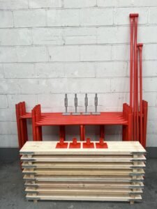 FRAMES + BOARDS + ADJUSTABLE FEET