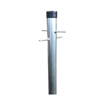 3 Meter Washing Line Post, Galvanised Pole One Piece, Heavy duty Clothes Pole Line (10 Feet)