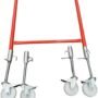 Set of 4 Adjustable Legs & Castor Wheels (125mm Wheel) A Set of Lockable Castor Wheels Suitable for A Tower with 38mm Tower Frames