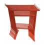 7 x Builders Trestles Size NO.3, Adjust 1.0m - 1.8m, SWL 400kg, Orange, Metal, Trestle