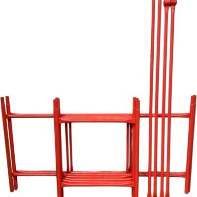 Scaffolding Tower 3.5 Meters (11’6″) Working Height 6×2 Base Size. Steel & Polyester Powder Coated (PPC) Safety Orange Quality Durable Finish