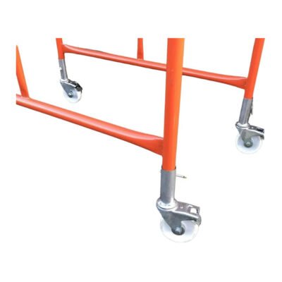 Set of 4 Adjustable Legs & Castor Wheels (125mm Wheel) A Set of Lockable Castor Wheels Suitable for A Tower with 38mm Tower Frames